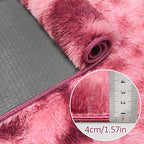 Tie-Dyed Red 2x8 Machine Washable Runner Rugs - Image 5