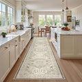 Madane Hallway Runner Rug 2'6''x12' Kitchen Runner, Non Slip Vintage Runners by Madane