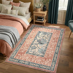 GarveeHome Terracotta Teal 2x3 Door Mat Indoor Rugs - Image 4