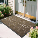 Yimobra Welcome Mat Outdoor Indoor, All-Season Waterproof Front Door Mat by Yimobra