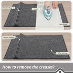 BEQHAUSE Kitchen Rugs and Mats 2PCS, Non-Slip Kitchen Mats - Image 9