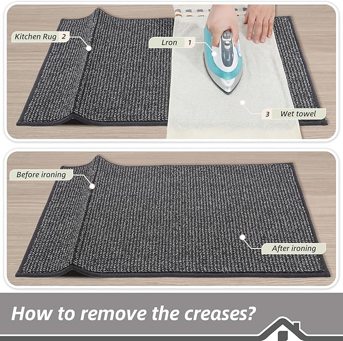 BEQHAUSE Kitchen Rugs 20"x32", Non-Slip Kitchen Mats - Image 9