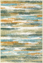 Lansny Modern Abstract Small Area Rug Indoor 3x5 Washable Rug Non-Slip Soft - Image 9