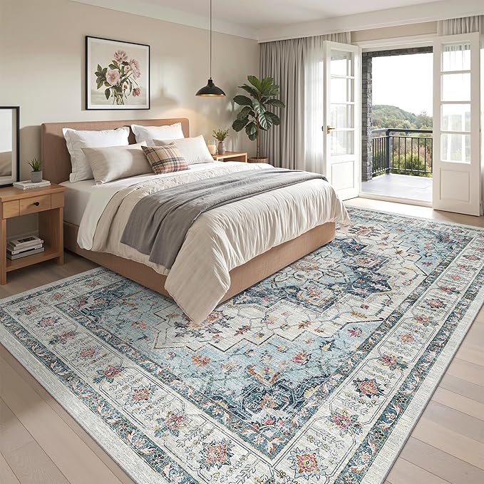 Madane Washable Rug 8x10 Area Rugs - Image 5