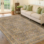 Washable Dining Room Rugs for Under Table by HazoHaus