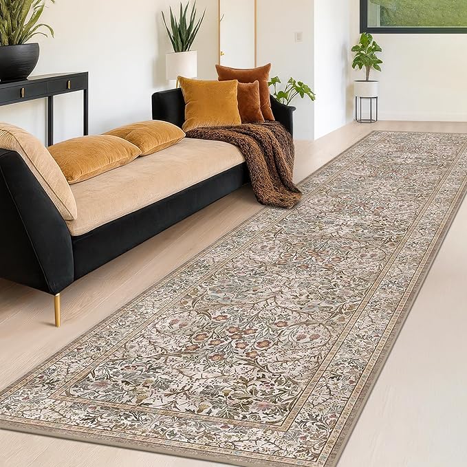 Moss 3x12 Extra Long Wide Runner Rug by HazoHaus