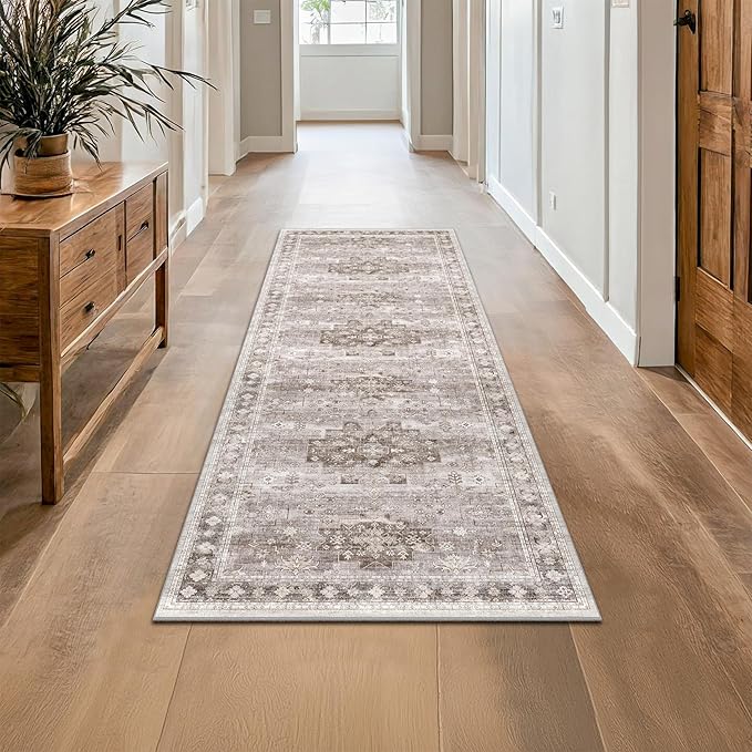 Hazo Haus Boho Long Bathroom Runner Rug 24 x 72 Washable Non Slip - Image 6