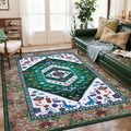 SERISSA 5x7 Boho Area Rug, Washable Non-Slip Rugs by SERISSAHomeDecorCollection