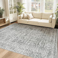 Washable Area Rug 5x7: Moroccan Rug by VECARF