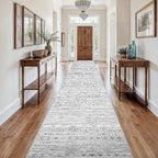 3x18 Washable Kitchen Runner Rug: Modern Moroccan Runners by Ksrau