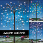 Collections Etc Solar Willow Tree, Decor