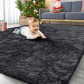 OLANLY 4x7 Area Rugs for Living Room Bedroom, Machine Washable Soft Fluffy by OLANLY