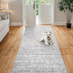 4x8 Washable Hallway Runner Rug：Moroccan Non-Slip Wide Runners - Image 2