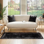 AMTOVO Faux Fur Rug, 2 x 6 ft Runner Area Rugs - Image 2