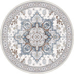 OPPODREAM Soft Round Rug 4ft, Neutral Washable Circle Rug 4ft - Image 8