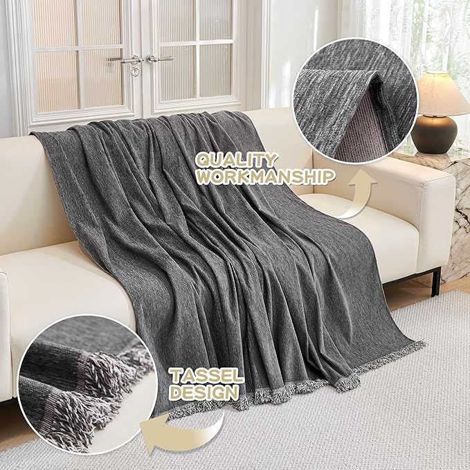 MYSKY HOME Couch Cover for Dogs, Washable Couch Covers, Non Slip Sofa Cover - Image 3