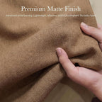 NICETOWN 100% Absolutely Blackout Linen Curtains - Image 5