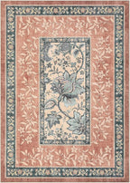 GarveeHome Terracotta Teal 2x6 Washable Kitchen Runner Rugs Non Slip Provence - Image 8