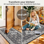 Kitchen Sink Rugs Set 0f 2: Washable Non-Slip Hardwood Floor Mat - Image 6