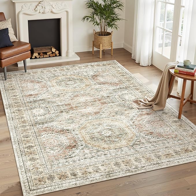 6x9 Area Rug for Living Room Washable 6x9 Non-Slip Modern Rugs for Bedroom - Image 2