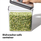 OXO Steel POP Container, 4.4 qt, Gray