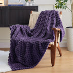 EXQ Home Fleece Throw Blanket for Couch or Bed by EXQHomeTexitleCoLtd