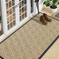 Smiry Front Door Mat Outside Entrance, Heavy Duty Sturdy Natural Rubber Doormat by Smiry