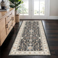 Washable 2x5 Entryway Runner Rug: Stain Resistant Carpet by TOPRUUG