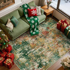 Washable Area Rugs 6'x9' Non-Slip Modern Abstract Soft - Image 9