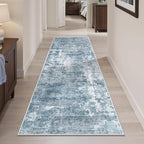 Runner Rug 2'x6' Abstract Washable Non-Slip Runner Rugs - Image 2