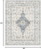 Washable Vintage Area Rug 8x10 - Image 2