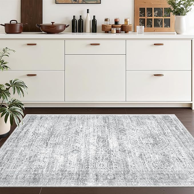 3x4 Washable Area Rug for Entryway, Soft Kitchen Rugs Non Slip for Dining Room - Image 4