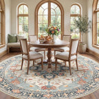 8ft Round Rug, Area Rugs 8ft, Washable Rug, Rugs - Image 2