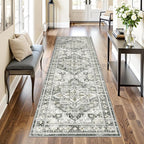 Kitchen Runner Rug Non Slip Washable 2.5x8, Soft Low Pile Entryway Rug Runners - Image 3