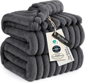 Bedsure GentleSoft Grey Full Blanket by BEDSURE