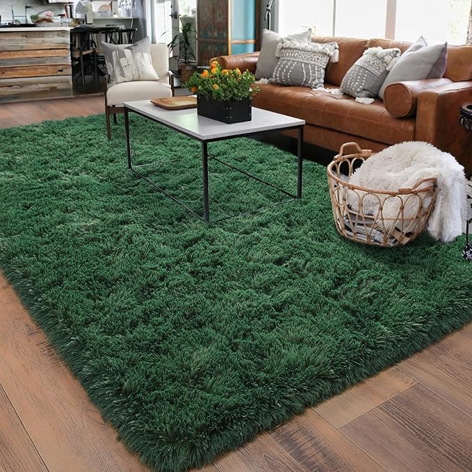 Rugs for Living Room 6x9, Soft Shaggy Modern Shag Area Rug for Bedroom - Image 3