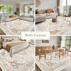 Washable Rugs 8x10 Area Rugs for Living Room, Rugs for Bedroom, Large Carpets - Image 5