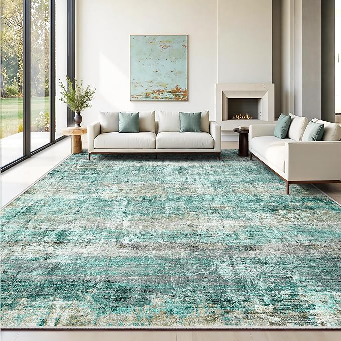 LEPEII 8x10 Area Rugs, Machine Washable Low Pile Rugs by Unknown