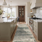 BEIMO Runner Rug for Hallway Kitchen, Soft Modern Abstract Throw Rugs, Low Pile - Image 3