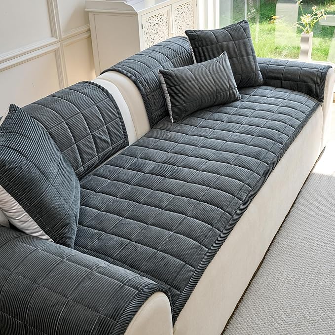 Couch Covers for Dogs Washable, Non Slip Couch Covers for Loveseat Sofa Pet - Image 2