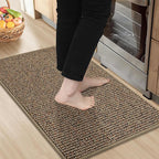 BEQHAUSE Kitchen Rugs 20"x32", Non-Slip Kitchen Mats by BEQHAUSE