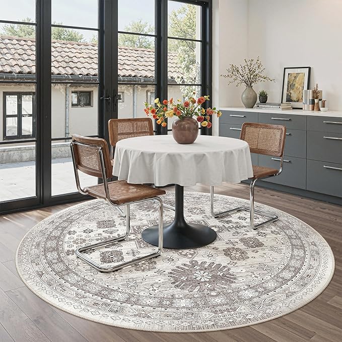 zesthome Washable Round Area Rugs - Image 8