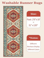 SERISSA Boho Washable Runner Rug - Image 6