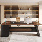 Jocoevol 78.7" L-Shaped Executive Desk, Extra Large Home Office Desk