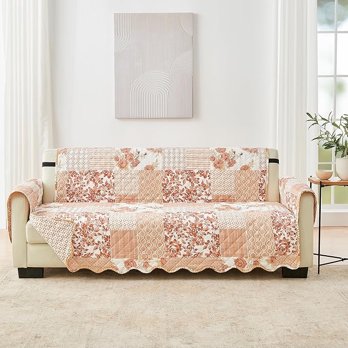Great Bay Home Reversible Patchwork Sofa Cover by GreatBayHome