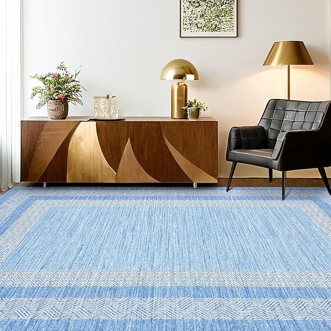 GarveeHome Small Bedroom Area Rug 3x5 Bordered Area Rug - Image 2