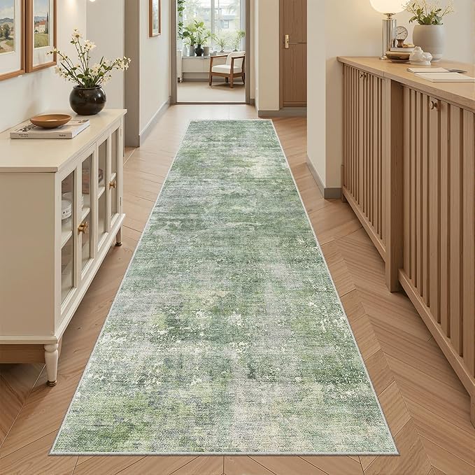 Runner Rug 2x8 Washable Non-Slip Hallway Runner Rugs - Image 3