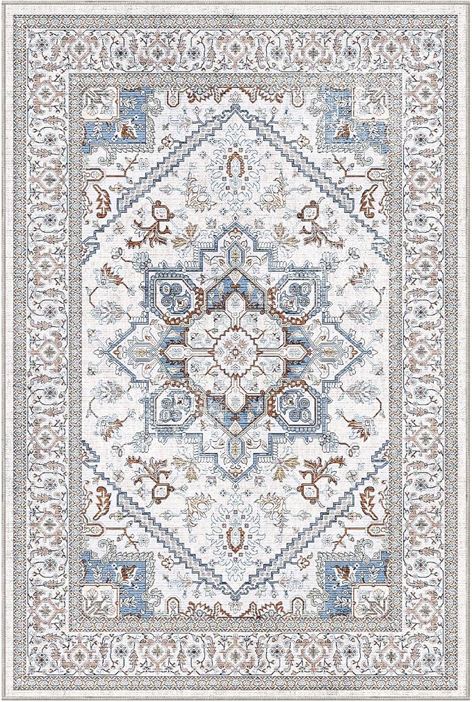 OPPODREAM Soft Throw Rugs 2x3, Small Neutral Washable Entryway Rugs 2 x 3 - Image 8