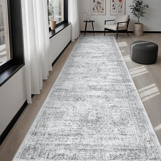 Runner Rug 3x10 Washable Non-Slip Hallway Runner Rugs - Image 4