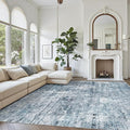 Soalmost Area Rug 10x12 Vintage Washable Living Room Large Carpet Non Slip by Soalmost